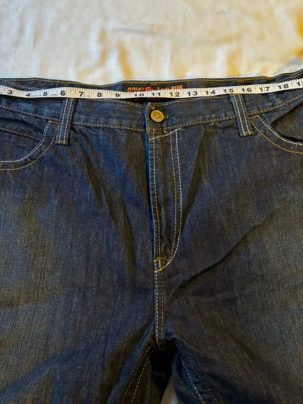 Ariat FR M4 Low Rise Boot Men's Denim Jeans Size 42W 32L Cat 2 2112 RN105037
